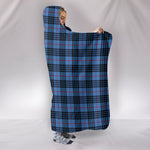 Scotstee Shop Tartan Blanket Hoodie - Clan MacKay Blue Tartan Hooded Blanket