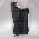 Scotstee Shop Tartan Blanket Hoodie - Clan Clergy Green Tartan Hooded Blanket