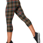 Scotstee Shop Tartan Capris Leggings Sutherland Weathered Tartan Leggings, Girls Capri Leggings, Capri Yoga Pants, Tartan Capri Leggings, Plaid Capri Leggings