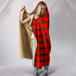 Scotstee Shop Tartan Blanket Hoodie - Clan MacDonald of Sleat Tartan Hooded Blanket