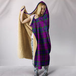 Scotstee Shop Tartan Blanket Hoodie - Clan Wardlaw Modern Tartan Hooded Blanket