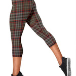 Scotstee Shop Tartan Capris Leggings Nicolson Hunting Weathered Tartan Leggings, Girls Capri Leggings, Capri Yoga Pants, Tartan Capri Leggings, Plaid Capri Leggings