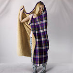 Scotstee Shop Tartan Blanket Hoodie - Clan MacDonald Dress Modern Tartan Hooded Blanket