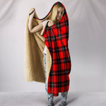 Scotstee Shop Tartan Blanket Hoodie - Clan Ramsay Modern Tartan Hooded Blanket