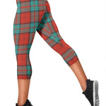 Scotstee Shop Tartan Capris Leggings Dunbar Ancient Tartan Leggings, Girls Capri Leggings, Capri Yoga Pants, Tartan Capri Leggings, Plaid Capri Leggings