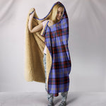 Scotstee Shop Tartan Blanket Hoodie - Clan Rutherford Tartan Hooded Blanket