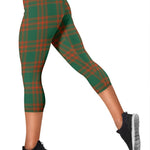 Scotstee Shop Tartan Capris Leggings Menzies Green Ancient Tartan Leggings, Girls Capri Leggings, Capri Yoga Pants, Tartan Capri Leggings, Plaid Capri Leggings
