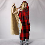 Scotstee Shop Tartan Blanket Hoodie - Clan MacLeod of Raasay Tartan Hooded Blanket