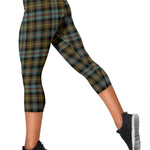 Scotstee Shop Tartan Capris Leggings Farquharson Weathered Tartan Leggings, Girls Capri Leggings, Capri Yoga Pants, Tartan Capri Leggings, Plaid Capri Leggings