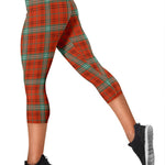 Scotstee Shop Tartan Capris Leggings Morrison Red Ancient Tartan Leggings, Girls Capri Leggings, Capri Yoga Pants, Tartan Capri Leggings, Plaid Capri Leggings