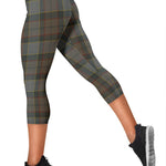 Scotstee Shop Tartan Capris Leggings Outlander Fraser Tartan Leggings, Girls Capri Leggings, Capri Yoga Pants, Tartan Capri Leggings, Plaid Capri Leggings
