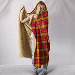 Scotstee Shop Tartan Blanket Hoodie - Clan Scrymgeour Tartan Hooded Blanket