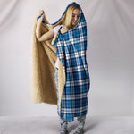 Scotstee Shop Tartan Blanket Hoodie - Clan Strathclyde District Tartan Hooded Blanket