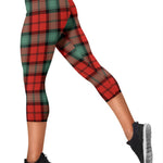 Scotstee Shop Tartan Capris Leggings Kerr Ancient Tartan Leggings, Girls Capri Leggings, Capri Yoga Pants, Tartan Capri Leggings, Plaid Capri Leggings