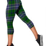Scotstee Shop Tartan Capris Leggings Wishart Hunting Modern Tartan Leggings, Girls Capri Leggings, Capri Yoga Pants, Tartan Capri Leggings, Plaid Capri Leggings