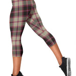 Scotstee Shop Tartan Capris Leggings Macpherson Hunting Ancient Tartan Leggings, Girls Capri Leggings, Capri Yoga Pants, Tartan Capri Leggings, Plaid Capri Leggings