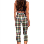 Scotstee Shop Tartan Capris Leggings Stewart Dress Ancient Tartan Leggings, Girls Capri Leggings, Capri Yoga Pants, Tartan Capri Leggings, Plaid Capri Leggings