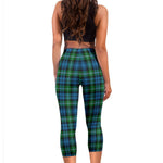 Scotstee Shop Tartan Capris Leggings Lyon Clan Tartan Leggings, Girls Capri Leggings, Capri Yoga Pants, Tartan Capri Leggings, Plaid Capri Leggings