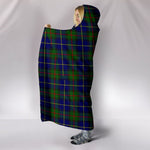 Scotstee Shop Tartan Blanket Hoodie - Clan MacLeod of Harris Modern Tartan Hooded Blanket