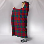 Scotstee Shop Tartan Blanket Hoodie - Clan Lindsay Modern Tartan Hooded Blanket