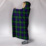Scotstee Shop Tartan Blanket Hoodie - Clan MacThomas Modern Tartan Hooded Blanket