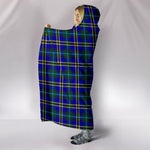 Scotstee Shop Tartan Blanket Hoodie - Clan Weir Modern Tartan Hooded Blanket