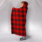 Scotstee Shop Tartan Blanket Hoodie - Clan Wemyss Modern Tartan Hooded Blanket