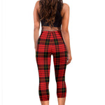 Scotstee Shop Tartan Capris Leggings Macqueen Modern Tartan Leggings, Girls Capri Leggings, Capri Yoga Pants, Tartan Capri Leggings, Plaid Capri Leggings