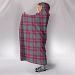Scotstee Shop Tartan Blanket Hoodie - Clan Crawford Ancient Tartan Hooded Blanket