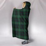 Scotstee Shop Tartan Blanket Hoodie - Clan MacAulay Hunting Ancient Tartan Hooded Blanket