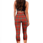Scotstee Shop Tartan Capris Leggings Fraser Weathered Tartan Leggings, Girls Capri Leggings, Capri Yoga Pants, Tartan Capri Leggings, Plaid Capri Leggings