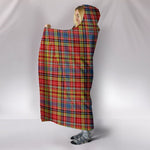 Scotstee Shop Tartan Blanket Hoodie - Clan Drummond of Strathallan Tartan Hooded Blanket