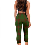Scotstee Shop Tartan Capris Leggings Maxwell Hunting Tartan Leggings, Girls Capri Leggings, Capri Yoga Pants, Tartan Capri Leggings, Plaid Capri Leggings