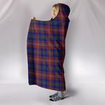 Scotstee Shop Tartan Blanket Hoodie - Clan Chisholm Hunting Modern Tartan Hooded Blanket