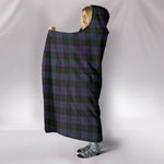 Scotstee Shop Tartan Blanket Hoodie - Clan Clergy Green Tartan Hooded Blanket