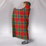 Scotstee Shop Tartan Blanket Hoodie - Clan MacLean of Duart Modern Tartan Hooded Blanket
