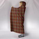 Scotstee Shop Tartan Blanket Hoodie - Clan Innes Ancient Tartan Hooded Blanket
