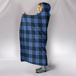 Scotstee Shop Tartan Blanket Hoodie - Clan MacKay Blue Tartan Hooded Blanket