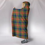 Scotstee Shop Tartan Blanket Hoodie - Clan Wilson Ancient Tartan Hooded Blanket