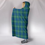 Scotstee Shop Tartan Blanket Hoodie - Clan Hamilton Hunting Ancient Tartan Hooded Blanket