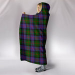 Scotstee Shop Tartan Blanket Hoodie - Clan Blair Modern Tartan Hooded Blanket