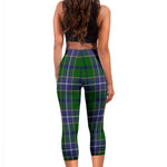 Scotstee Shop Tartan Capris Leggings Wishart Hunting Modern Tartan Leggings, Girls Capri Leggings, Capri Yoga Pants, Tartan Capri Leggings, Plaid Capri Leggings