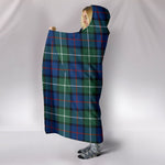 Scotstee Shop Tartan Blanket Hoodie - Clan Davidson of Tulloch Tartan Hooded Blanket