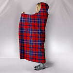Scotstee Shop Tartan Blanket Hoodie - Clan Wishart Dress Tartan Hooded Blanket
