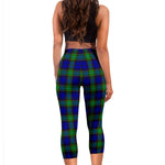 Scotstee Shop Tartan Capris Leggings Sempill Modern Tartan Leggings, Girls Capri Leggings, Capri Yoga Pants, Tartan Capri Leggings, Plaid Capri Leggings