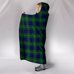Scotstee Shop Tartan Blanket Hoodie - Clan Oliphant Modern Tartan Hooded Blanket