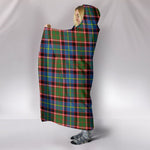 Scotstee Shop Tartan Blanket Hoodie - Clan Stirling & Bannockburn District Tartan Hooded Blanket