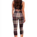 Scotstee Shop Tartan Capris Leggings Macpherson Hunting Ancient Tartan Leggings, Girls Capri Leggings, Capri Yoga Pants, Tartan Capri Leggings, Plaid Capri Leggings