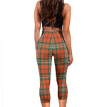 Scotstee Shop Tartan Capris Leggings Scott Ancient Tartan Leggings, Girls Capri Leggings, Capri Yoga Pants, Tartan Capri Leggings, Plaid Capri Leggings