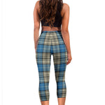 Scotstee Shop Tartan Capris Leggings Napier Ancient Tartan Leggings, Girls Capri Leggings, Capri Yoga Pants, Tartan Capri Leggings, Plaid Capri Leggings